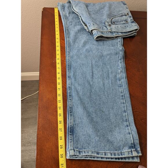 Wrangler Jeans 42x30 Blue Mens Regular Fit Straight Legs Comfort Denim Mid Rise - Picture 9 of 11